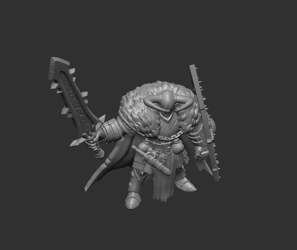 Ravagers of the North - Runic Lord - Pre-Supported 3D print model_10