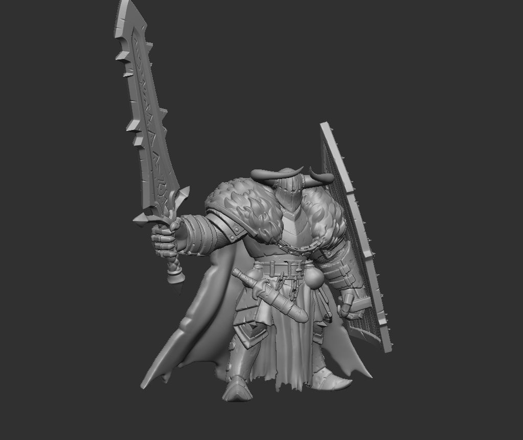 Ravagers of the North - Runic Lord - Pre-Supported 3D print model_9