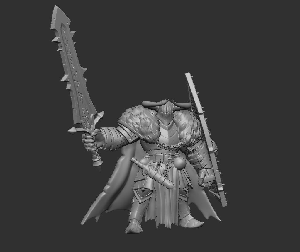 Ravagers of the North - Runic Lord - Pre-Supported 3D print model_5