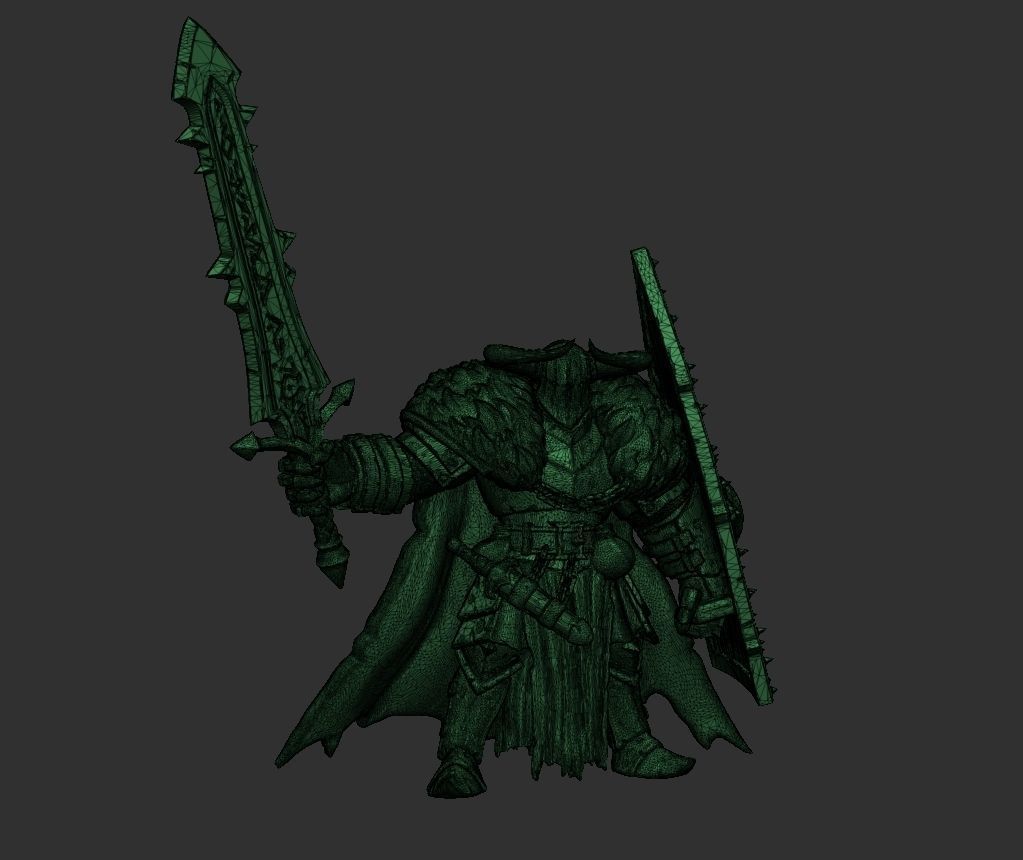 Ravagers of the North - Runic Lord - Pre-Supported 3D print model_11