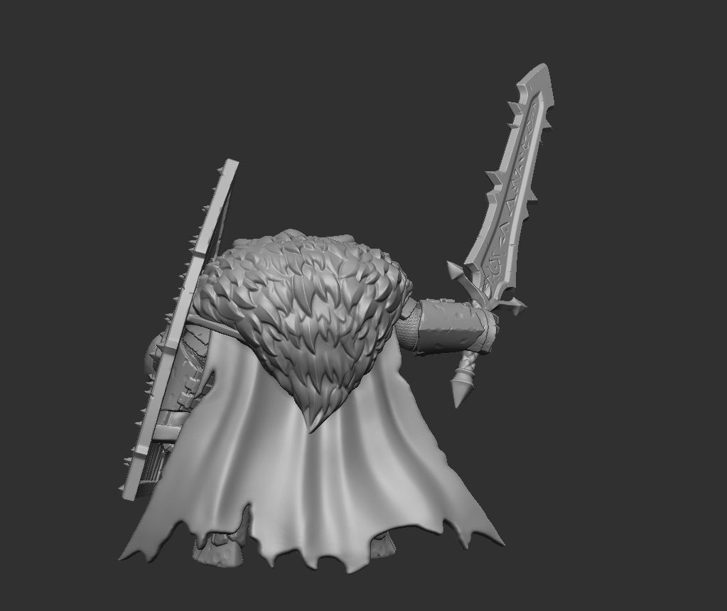 Ravagers of the North - Runic Lord - Pre-Supported 3D print model_8