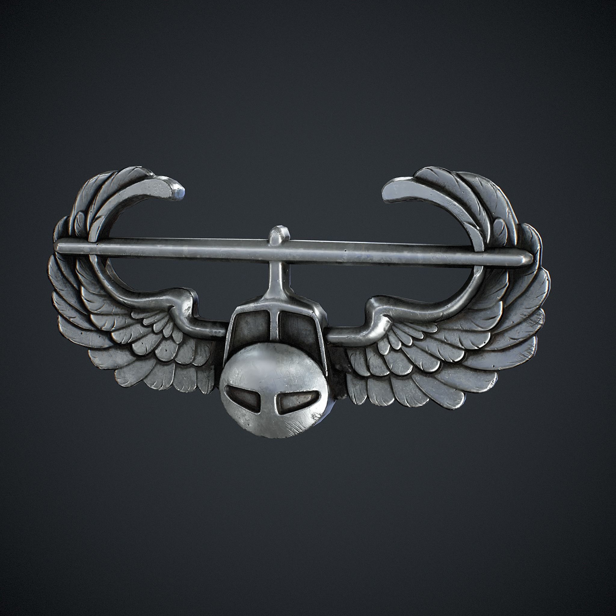3D model Air Assault Badge VR / AR / low-poly | CGTrader