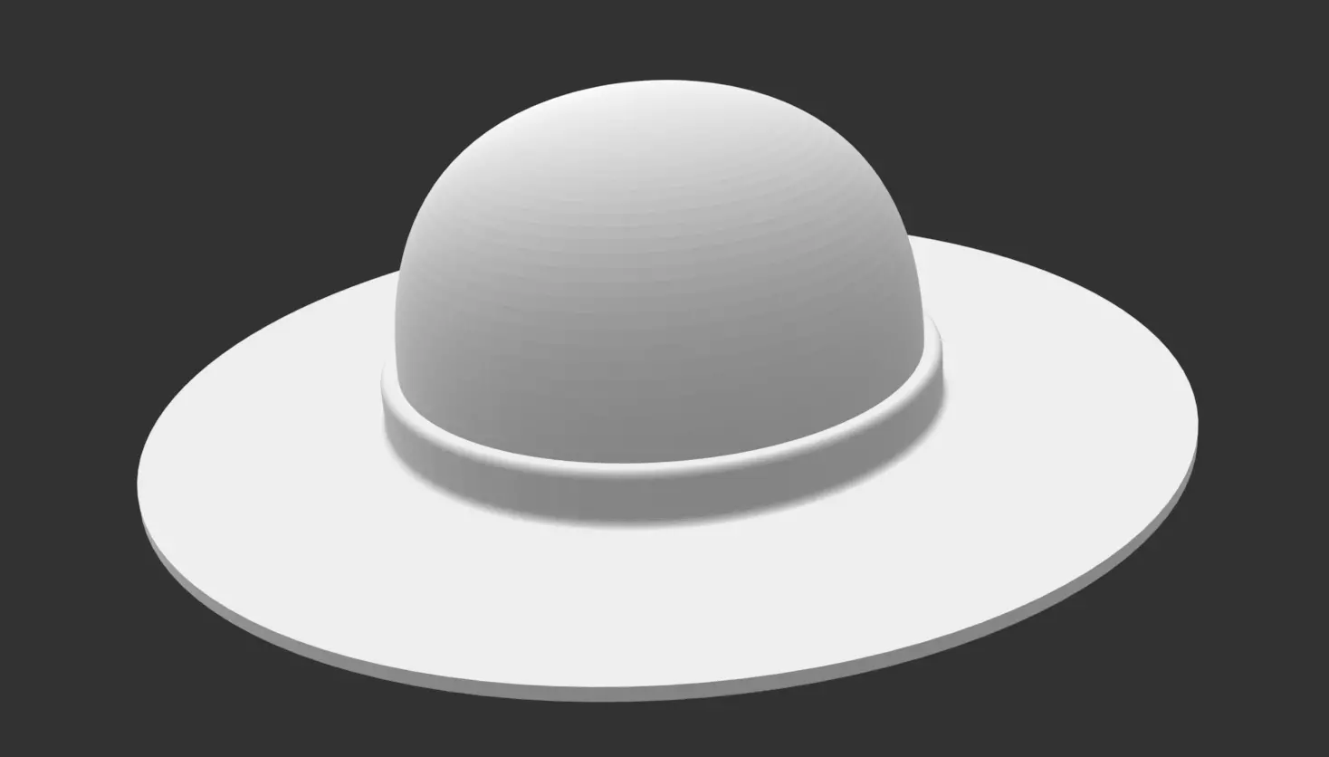 Luffy Straw Hat 3D print model