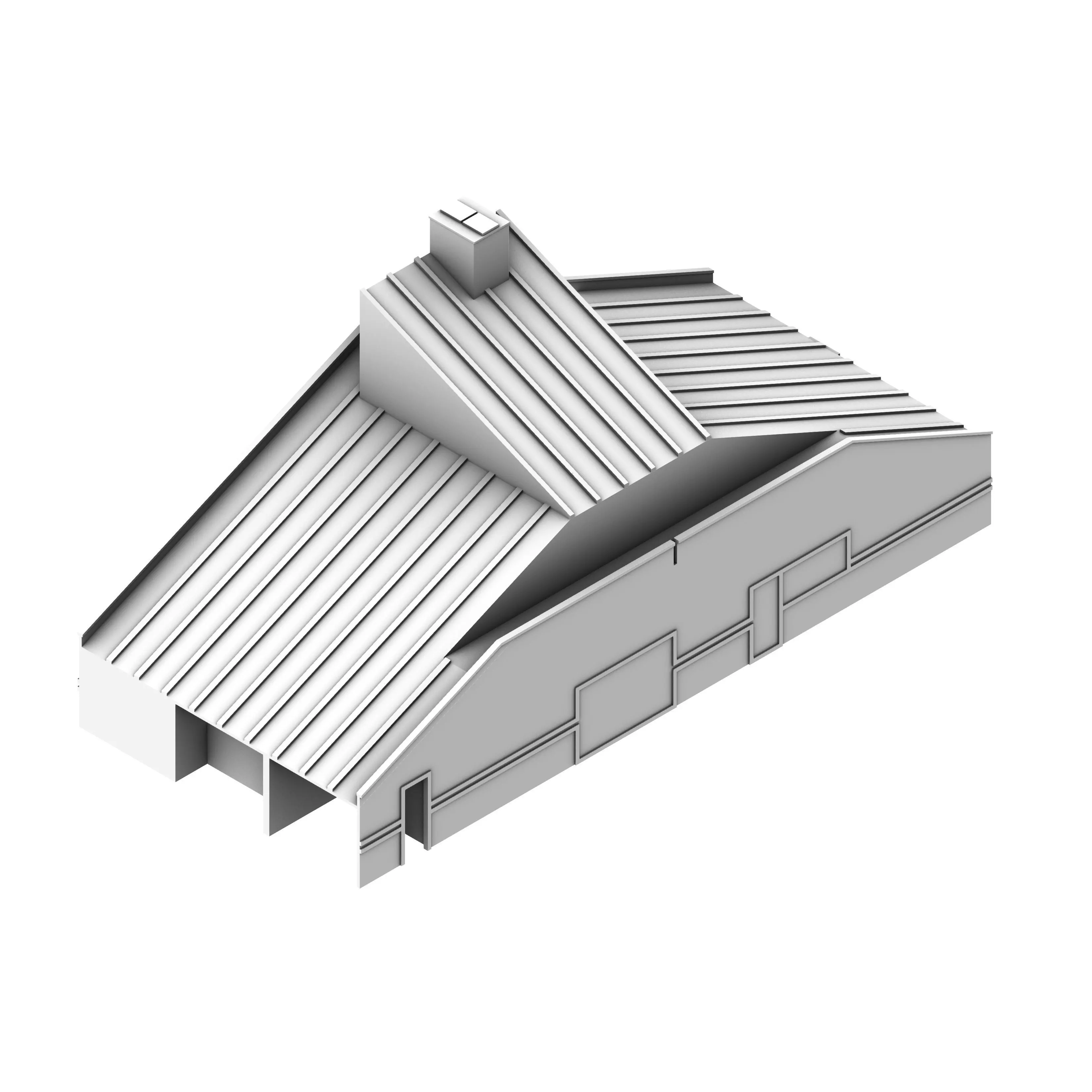 Vanna Venturi House 3D print model_0