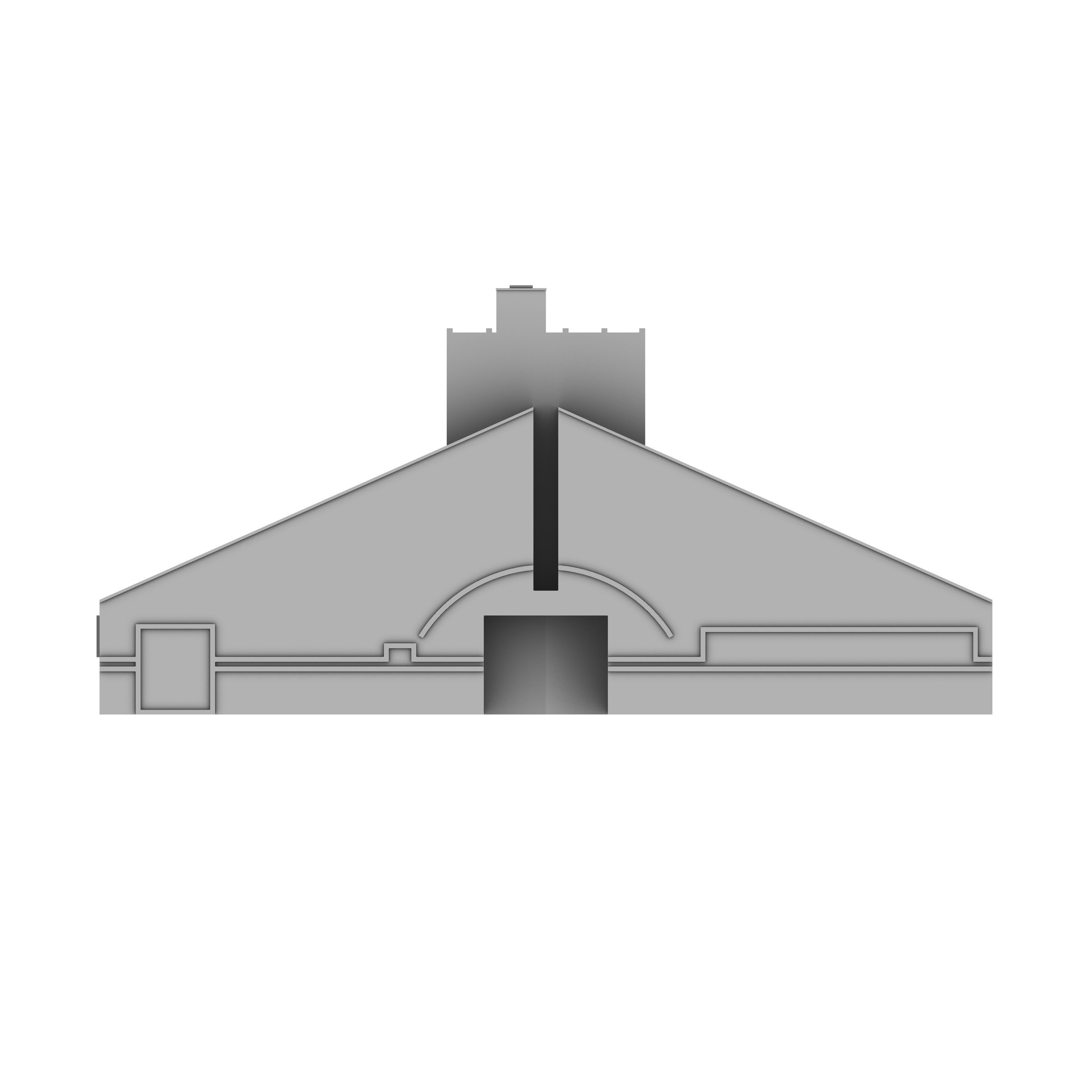 Vanna Venturi House 3D print model_1