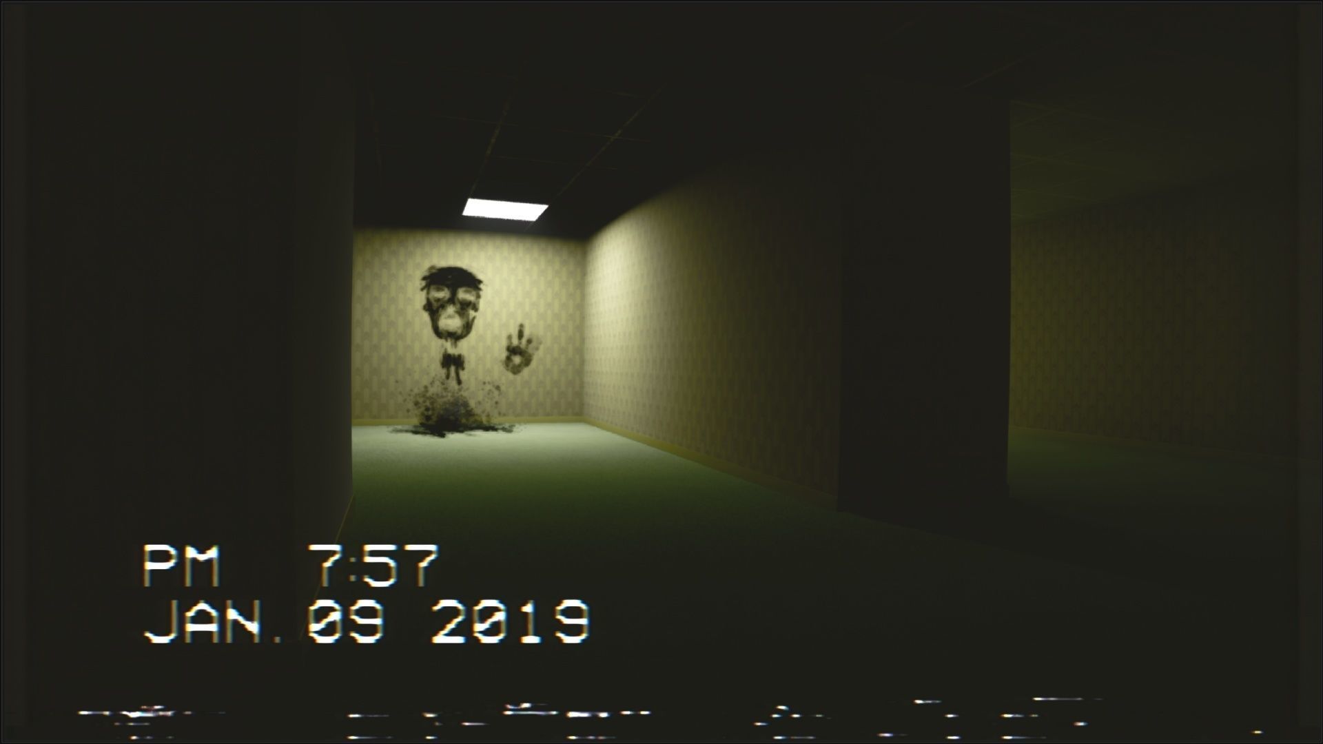 Backrooms Found Footage Horror Game Template - Unreal Engine Low-poly 3D model_14