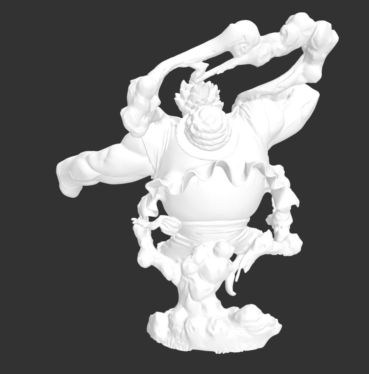 Luffy gear 4 3D print model_3