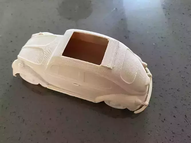 VW Beetle 1967 180mm 3D print model