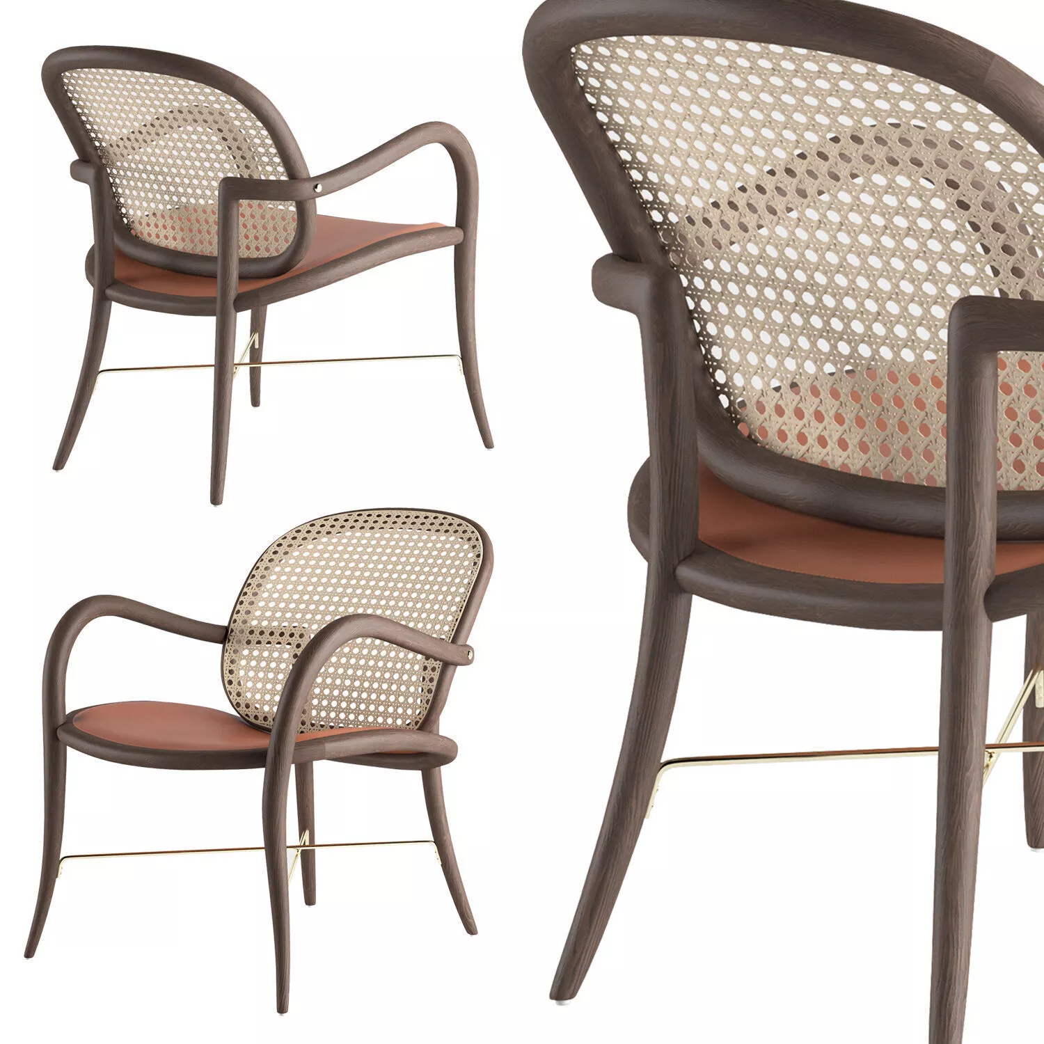 Armchair Lana Artefacto 3D model