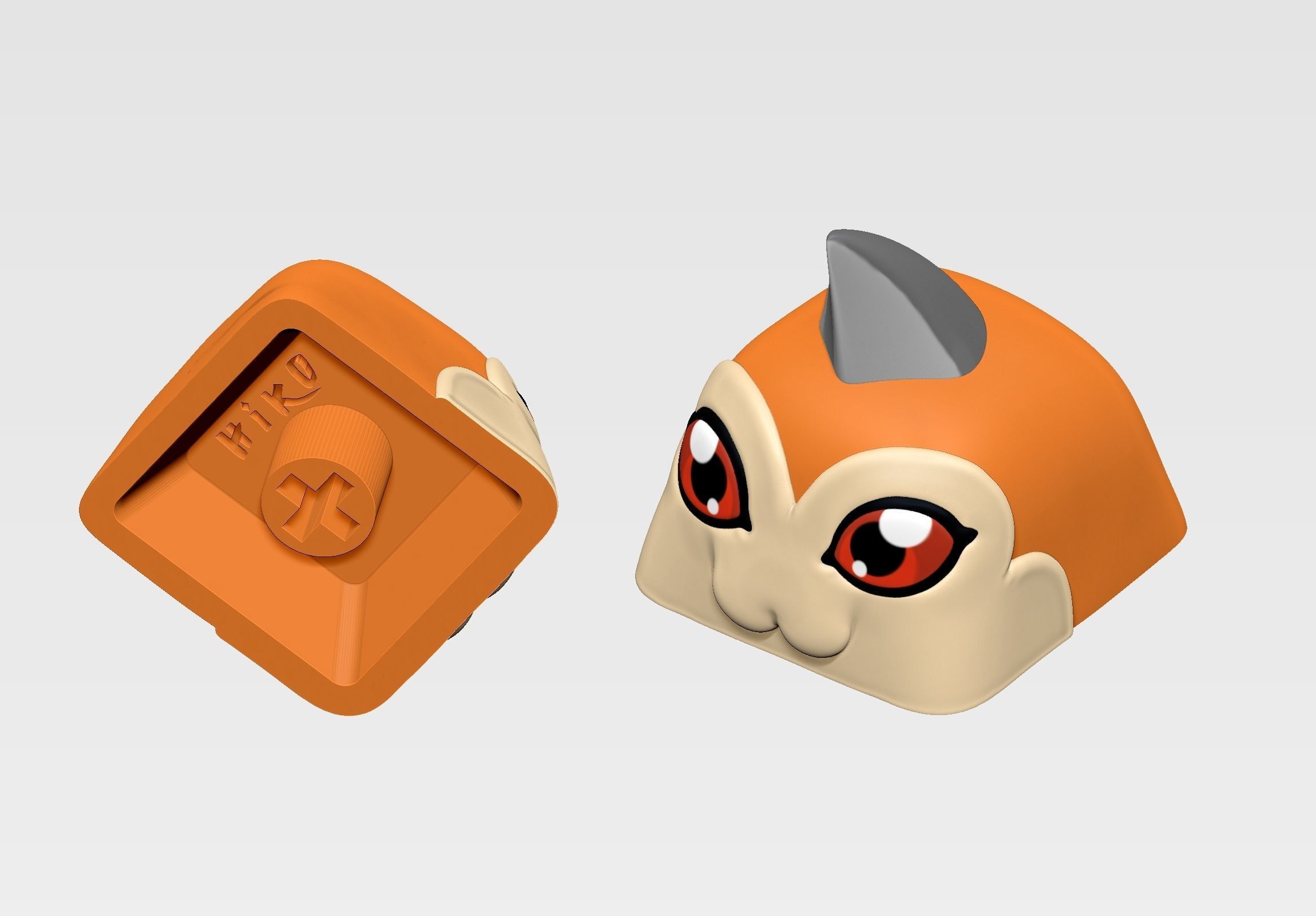 Digi Babies Vol I - Digimon collection - mechanical keyboard 3D print model_1