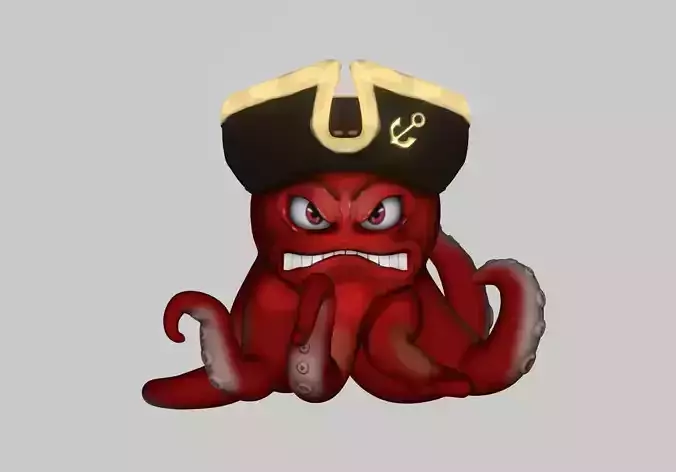 Decorative Octopus Succulent Planters- Small Plant Holder 3D print model