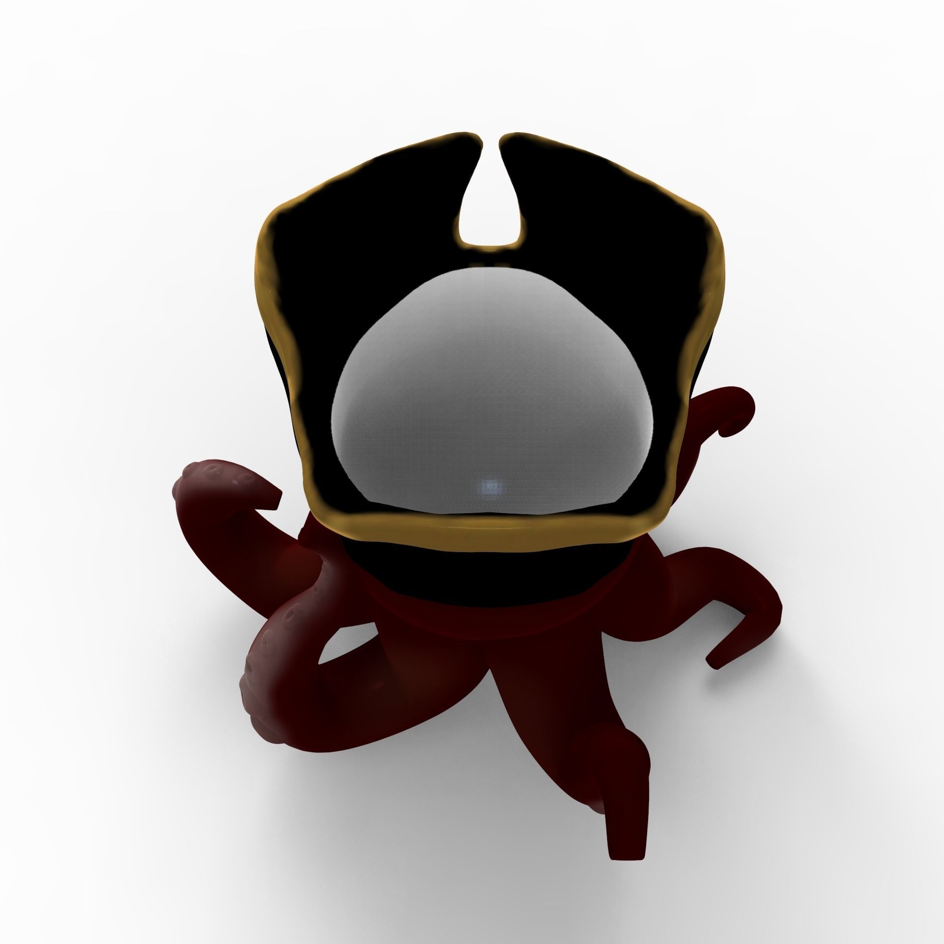 Decorative Octopus Succulent Planters- Small Plant Holder 3D print model_11