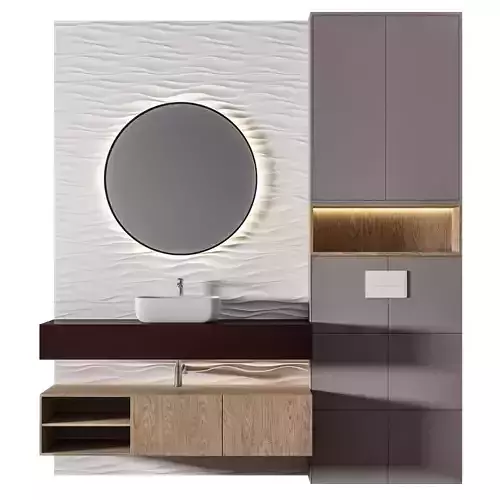 Luxury Bathroom 190 3D model