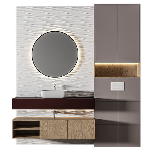 Luxury Bathroom 190 3D model