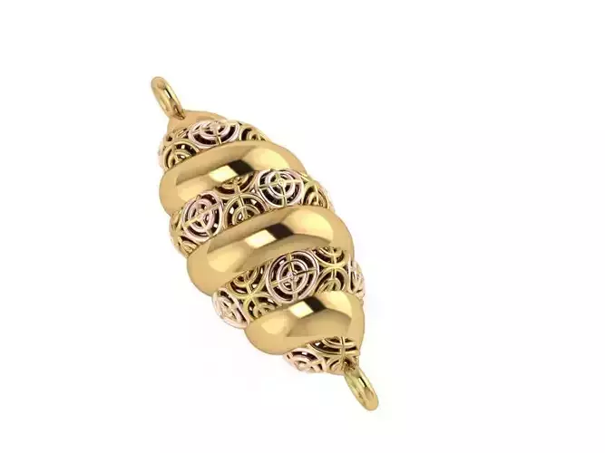 pendant10 ornate gold plated pendant