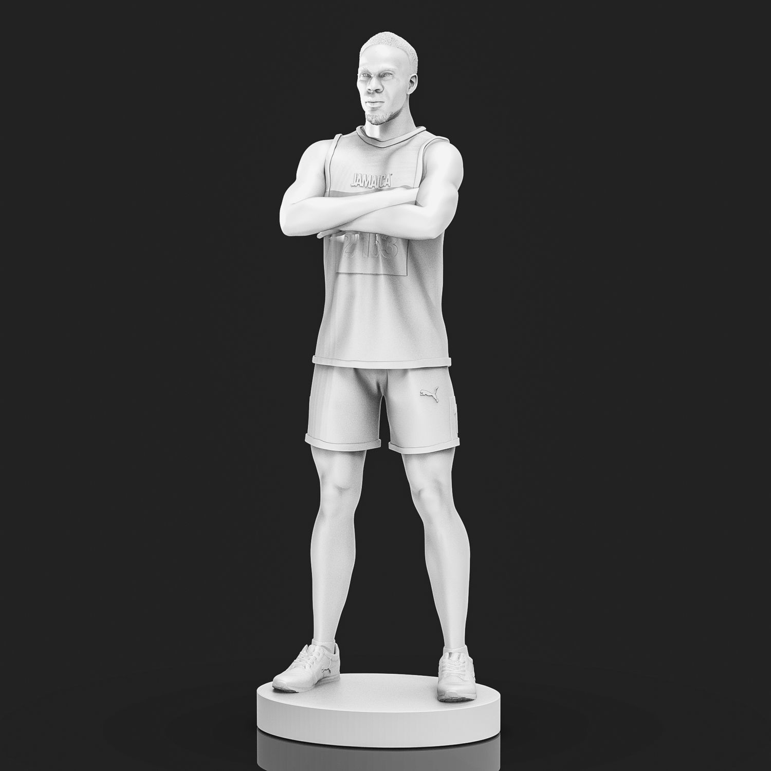  Usain Bolt 3D Printable  3D print model_14