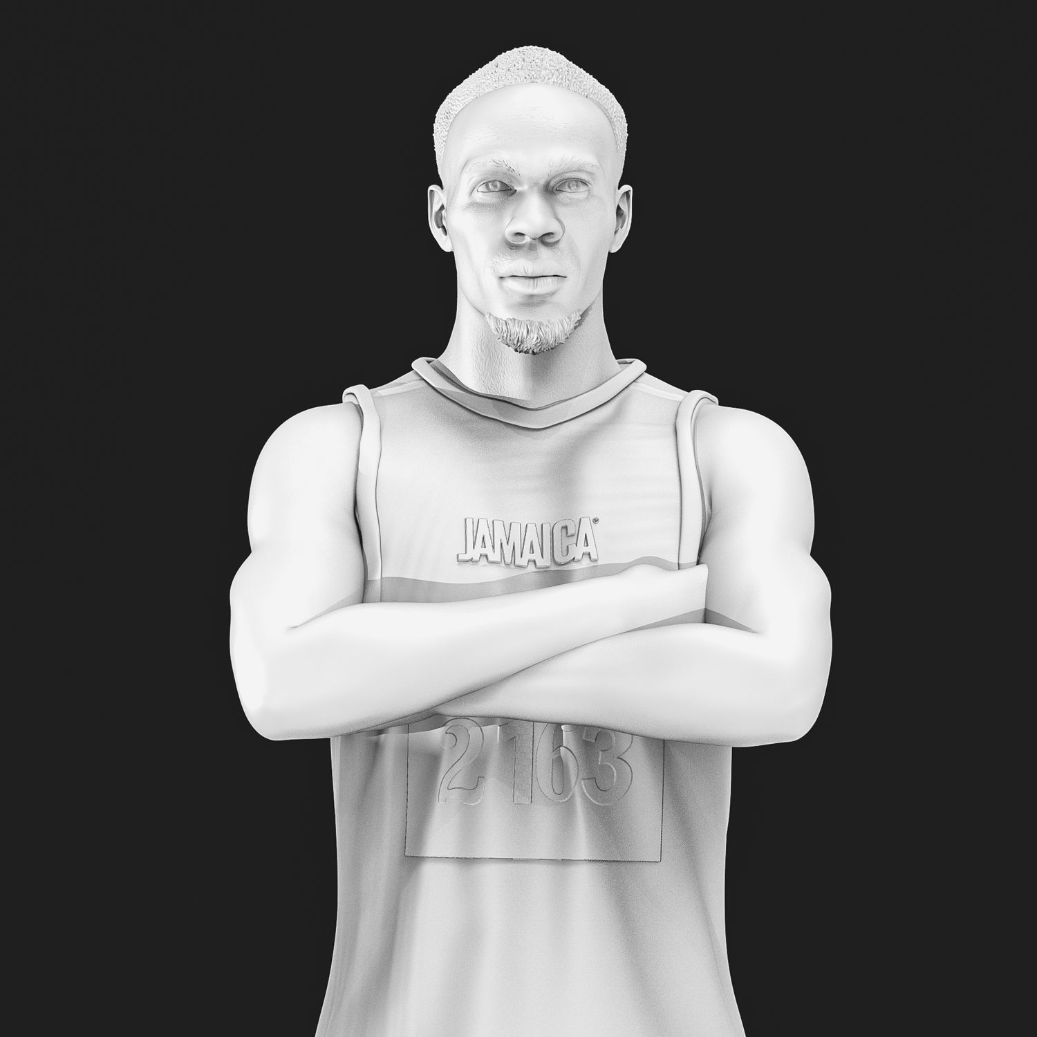  Usain Bolt 3D Printable  3D print model_22