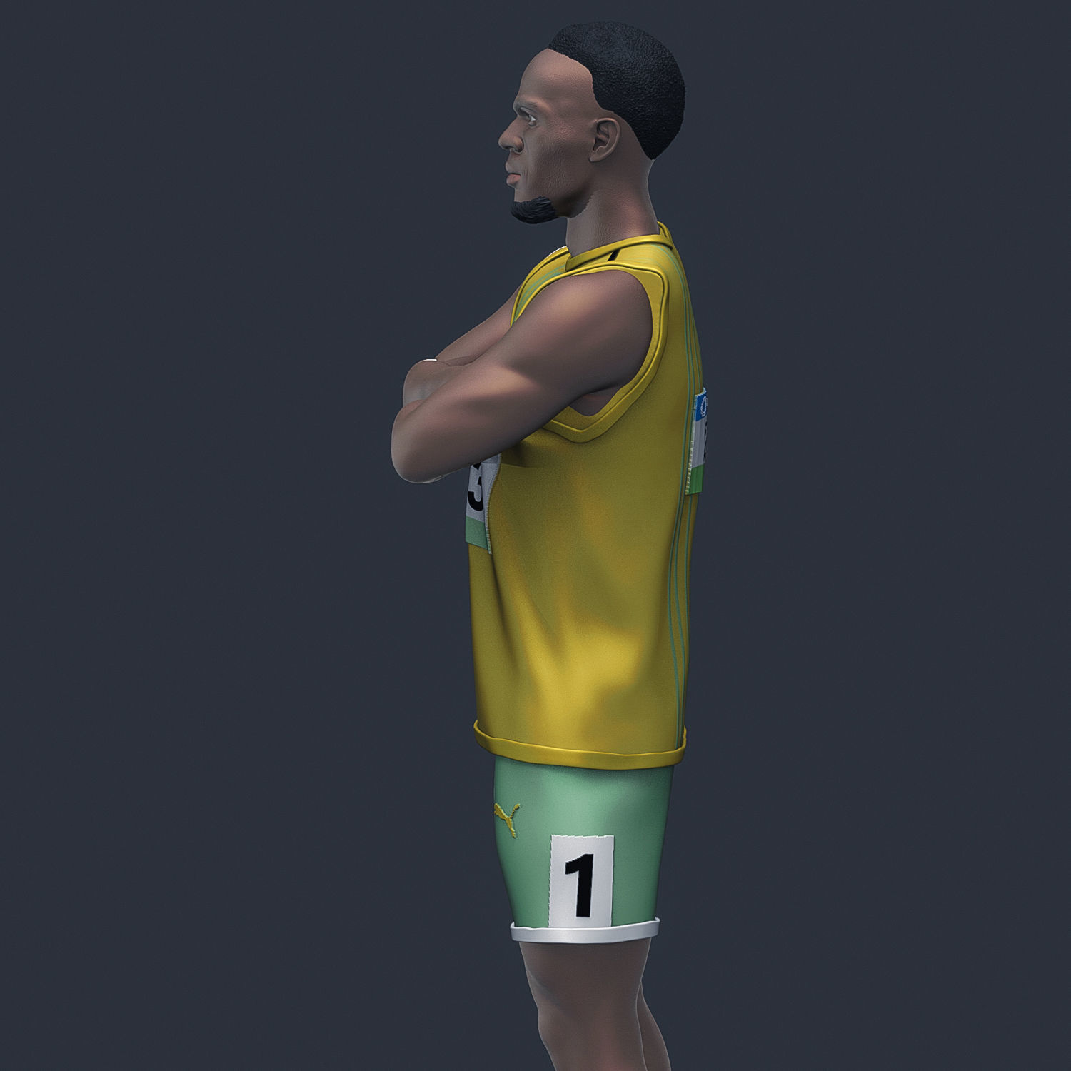  Usain Bolt 3D Printable  3D print model_11