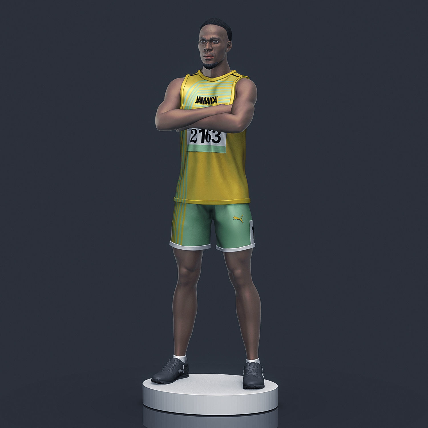  Usain Bolt 3D Printable  3D print model_4