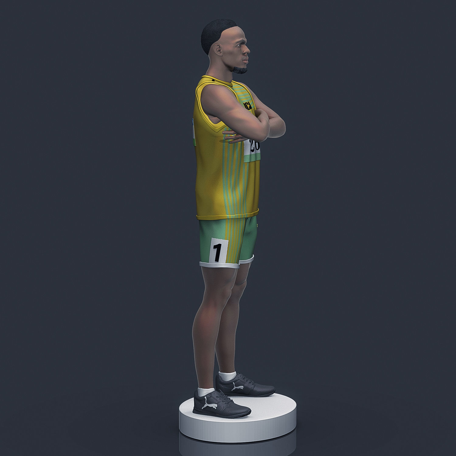  Usain Bolt 3D Printable  3D print model_8