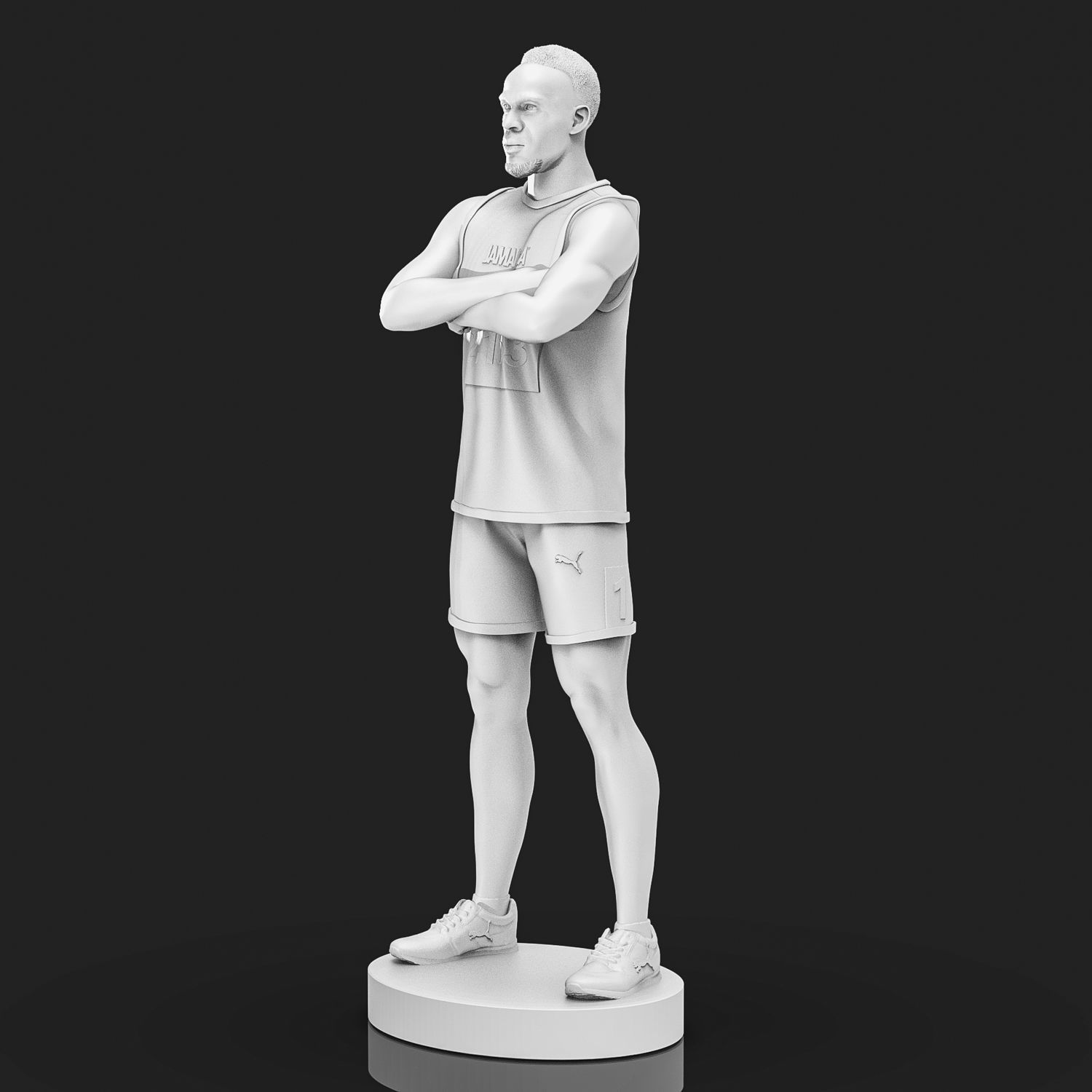  Usain Bolt 3D Printable  3D print model_15