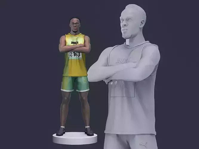  Usain Bolt 3D Printable 