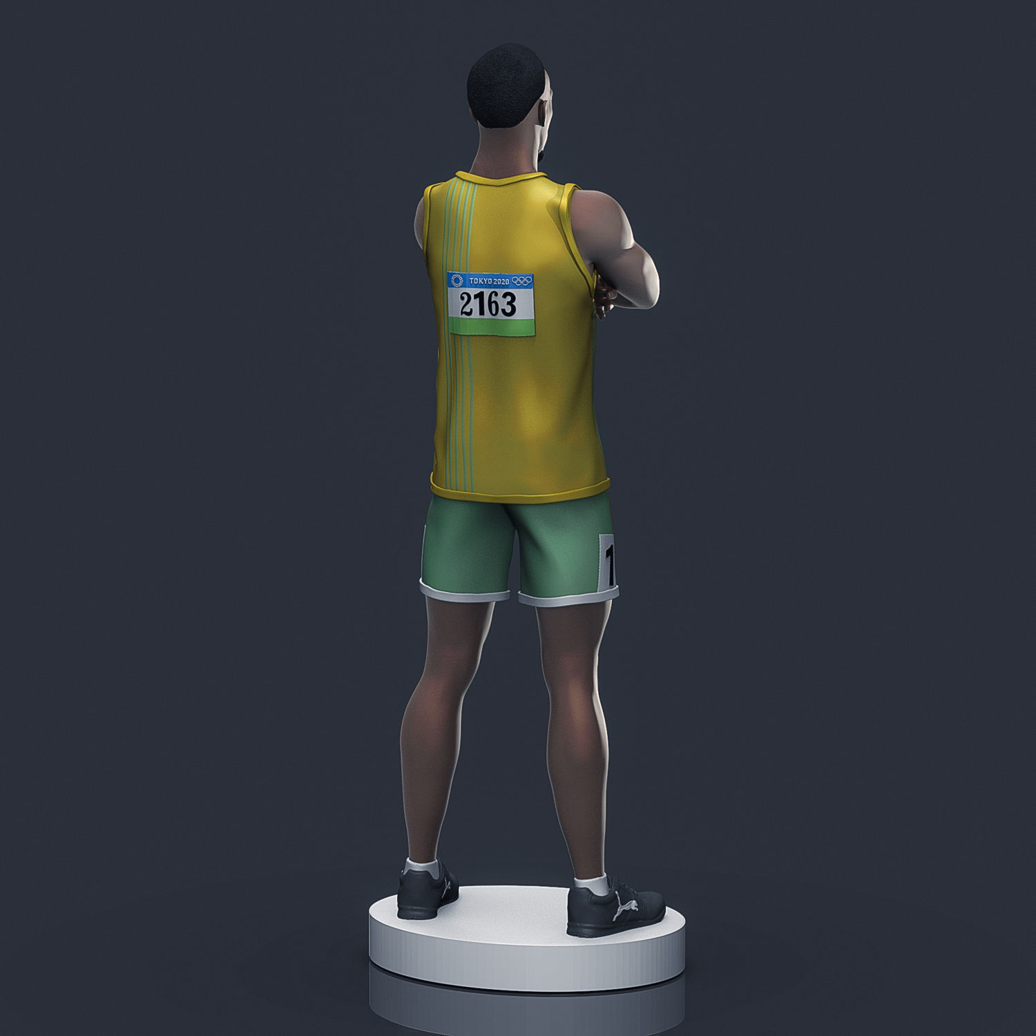  Usain Bolt 3D Printable  3D print model_7