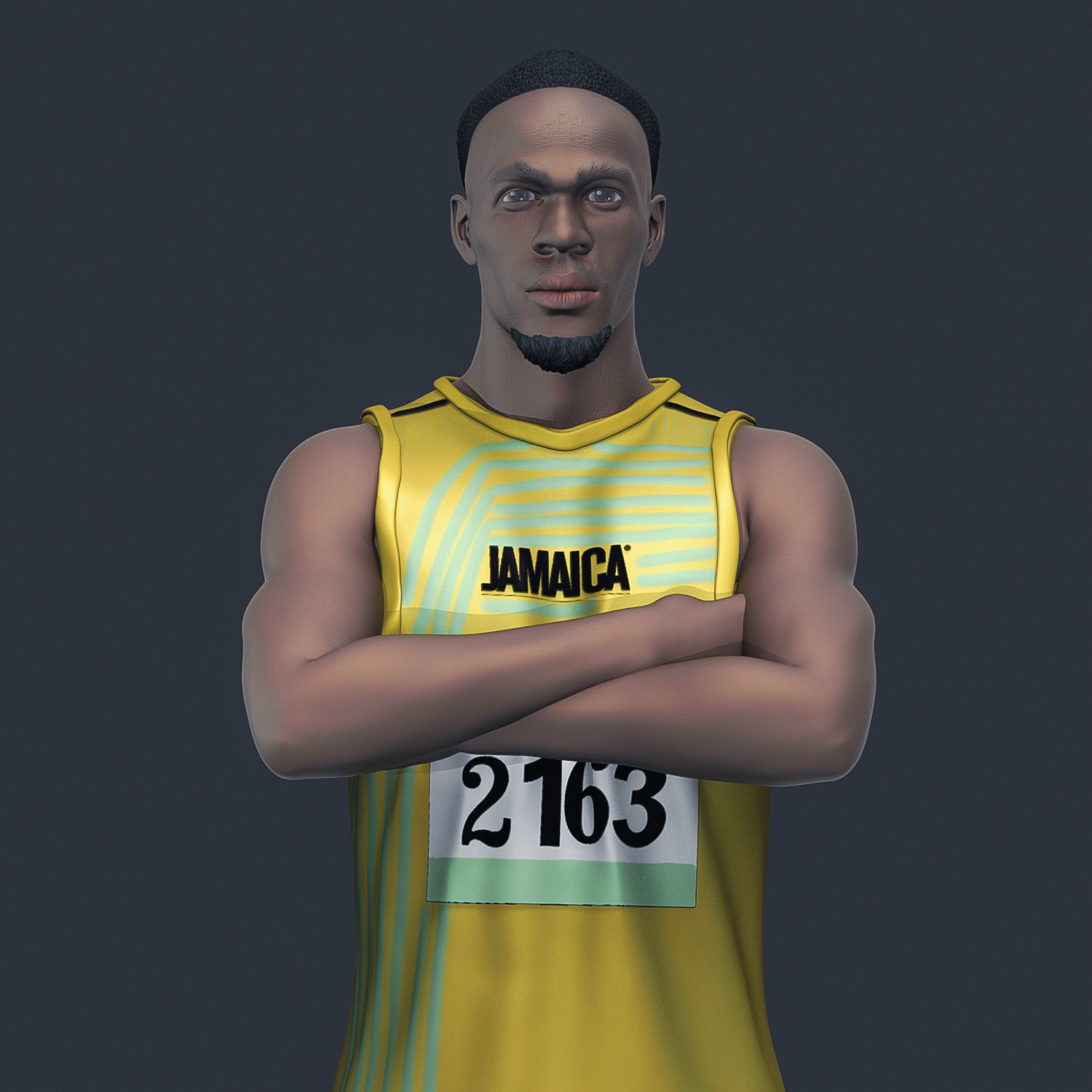  Usain Bolt 3D Printable  3D print model_12