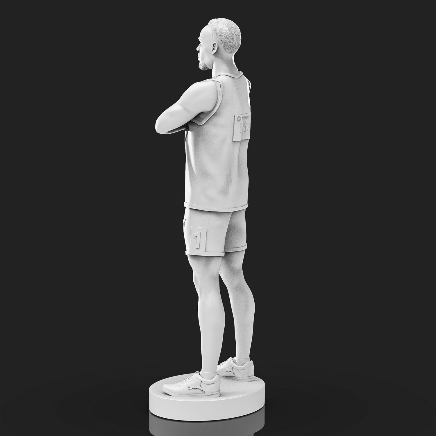  Usain Bolt 3D Printable  3D print model_16
