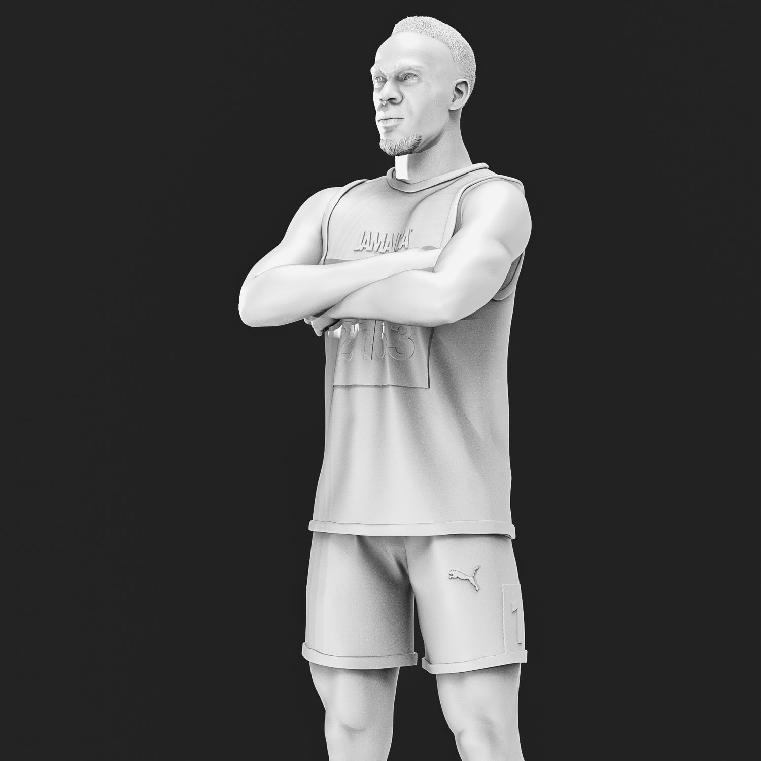  Usain Bolt 3D Printable  3D print model_20