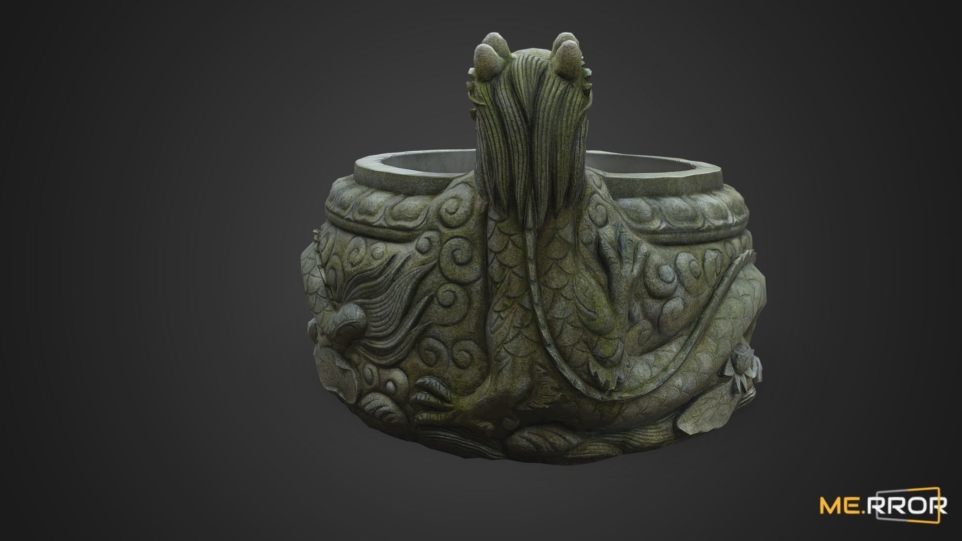 Game Ready Drinking Fountain Low-poly 3D model Low-poly 3D model_6