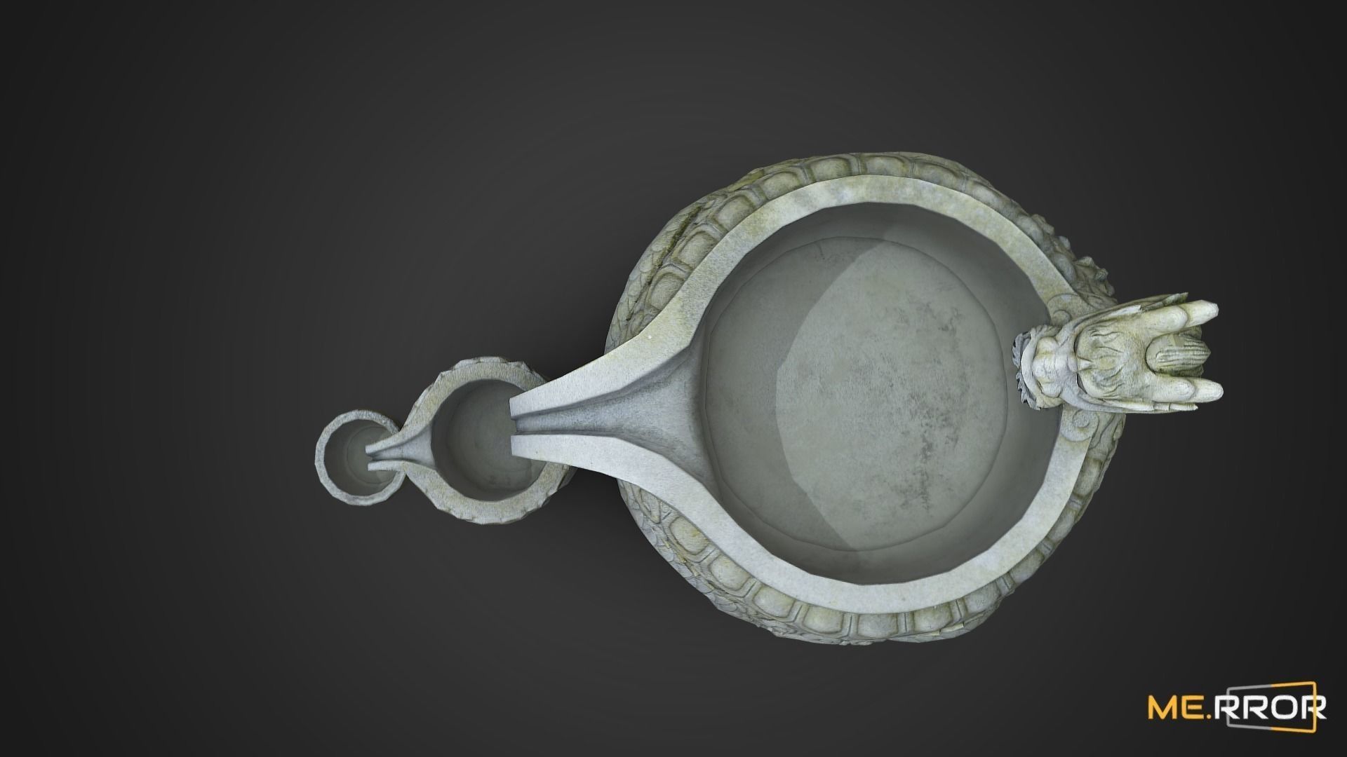 Game Ready Drinking Fountain Low-poly 3D model Low-poly 3D model_3