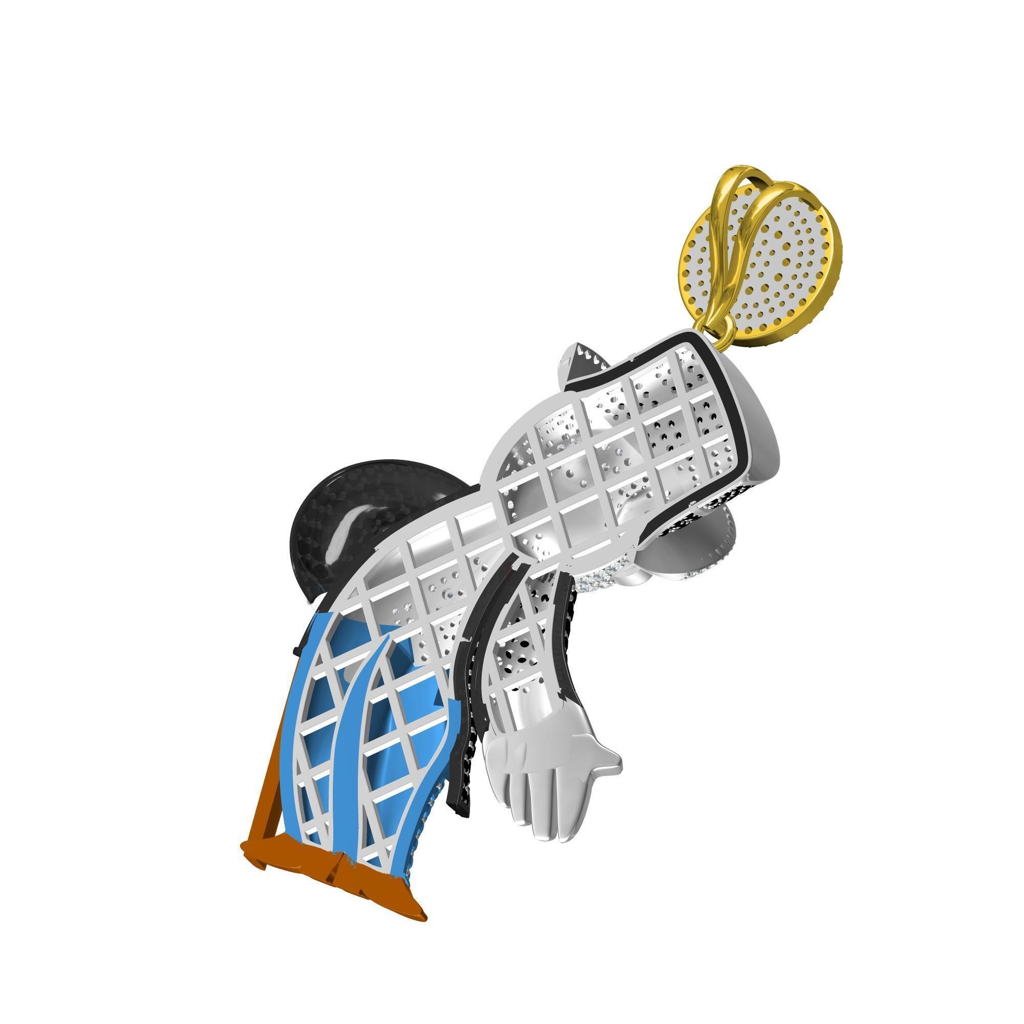 MONOPOLY MAN PENDANT 3D print model_3