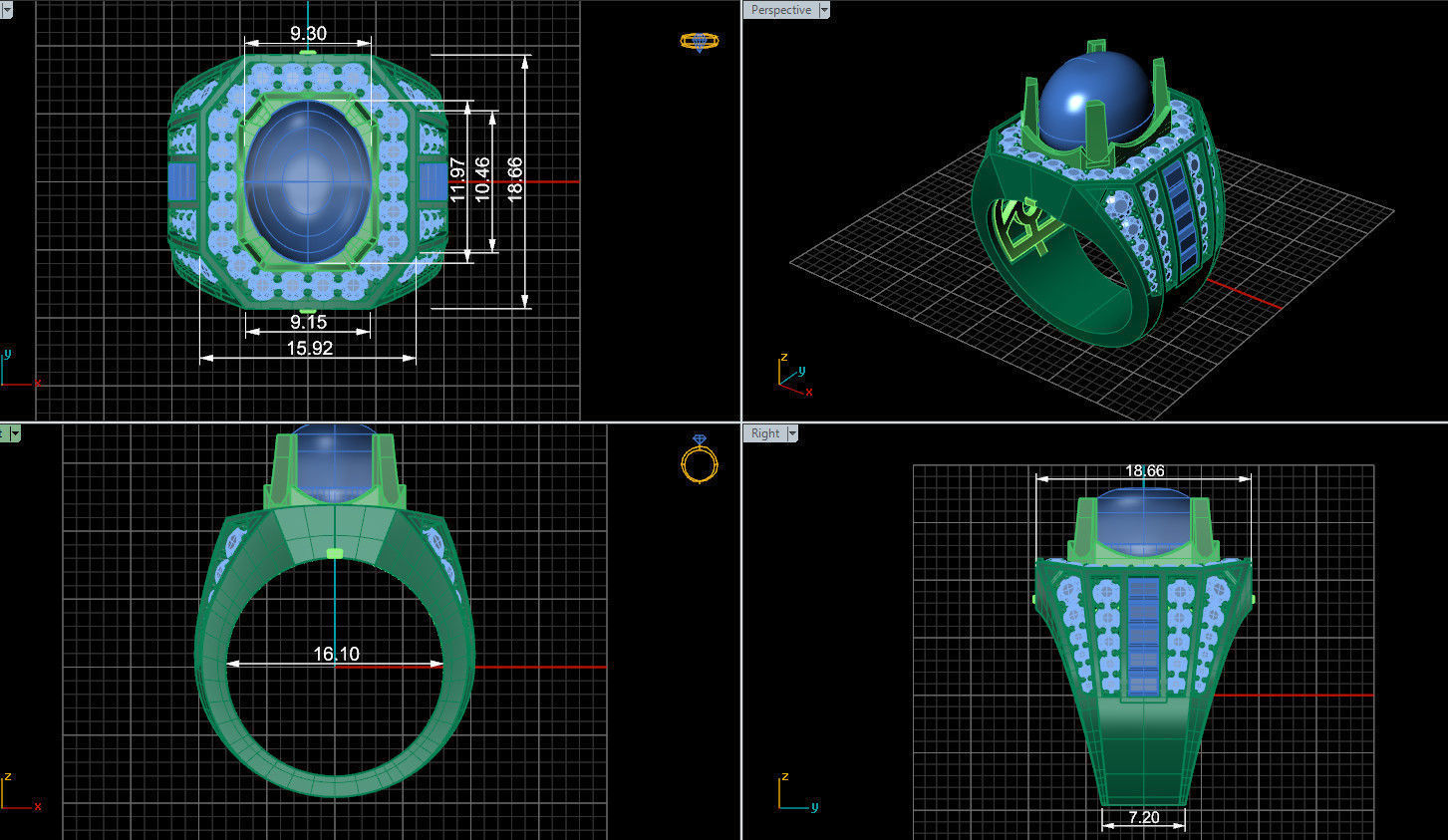 Ring 25  3D model_6