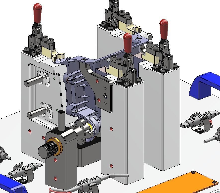 Checking Fixture-Interior Car Part 3D model_3