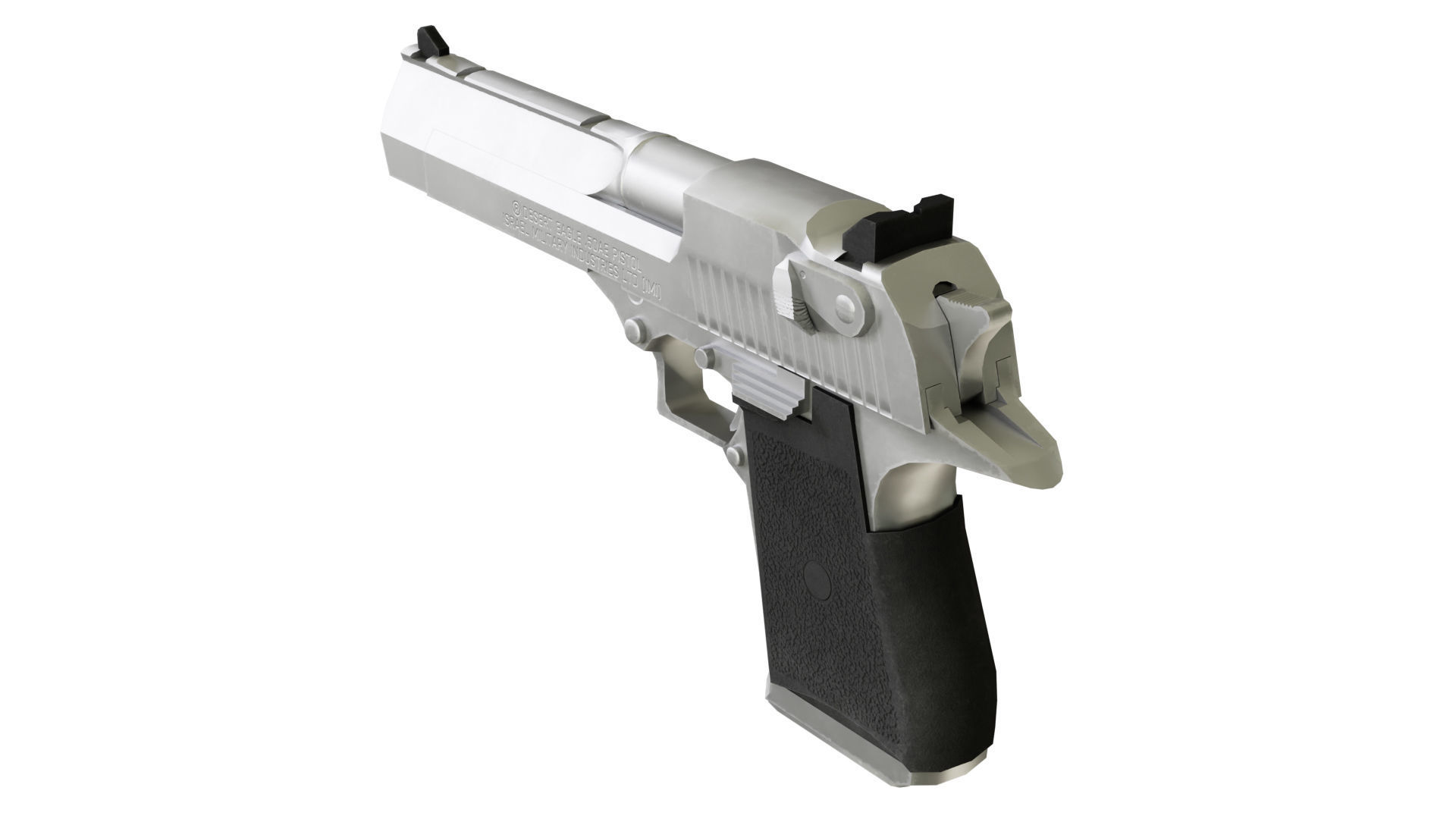 Desert Eagle Mark VII 50AE Game Ready Low-poly 3D model_5