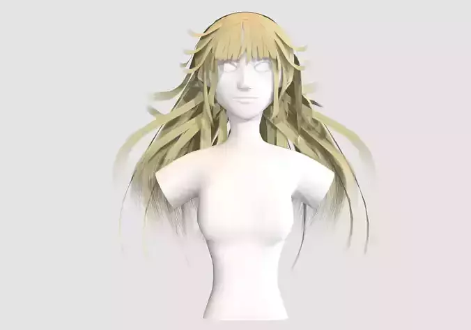 Stylized Bangs Hairstyle 