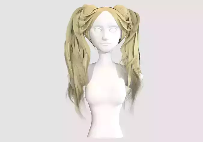 Pigtails Wavy Hairstyle 
