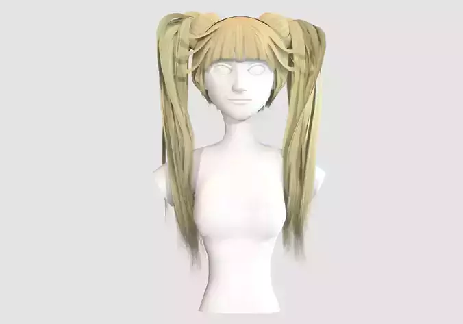 Pigtails Bangs Hairstyle 