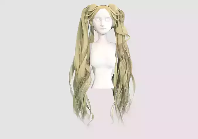 Long Pigtails Hairstyle 