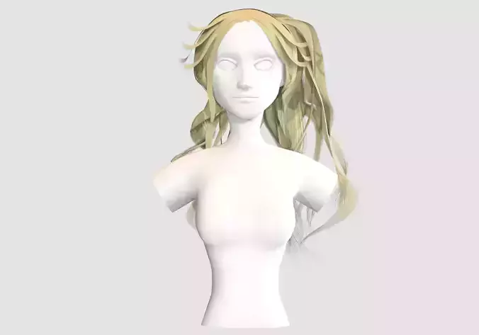 Blond Pigtail Hairstyle 