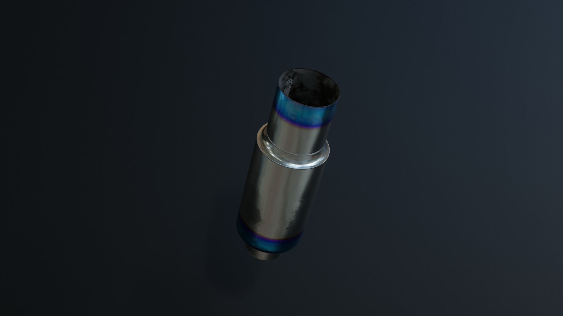 Anodized Car Exhaust  3D model_2