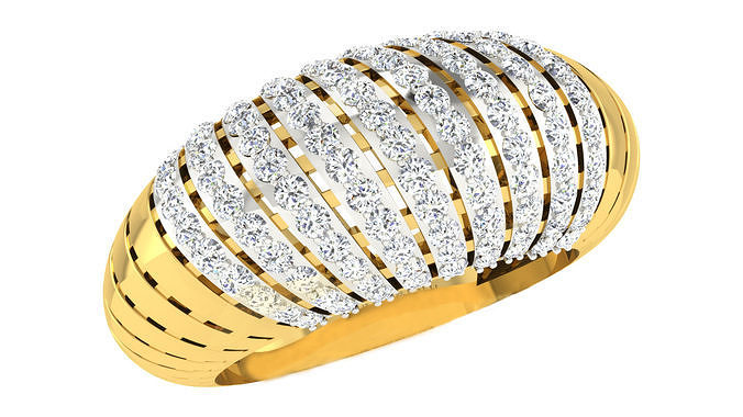 Women Wedding Band Ring 3dm STL OBJ FBX Renders Details 3D print model