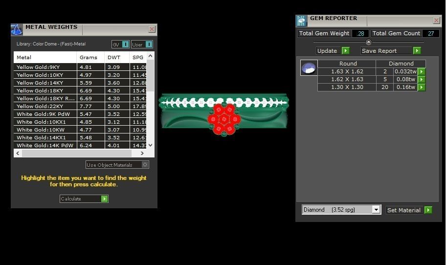 Women Engagement Band Ring 3dm STL OBJ FBX Renders Details 3D print model_4