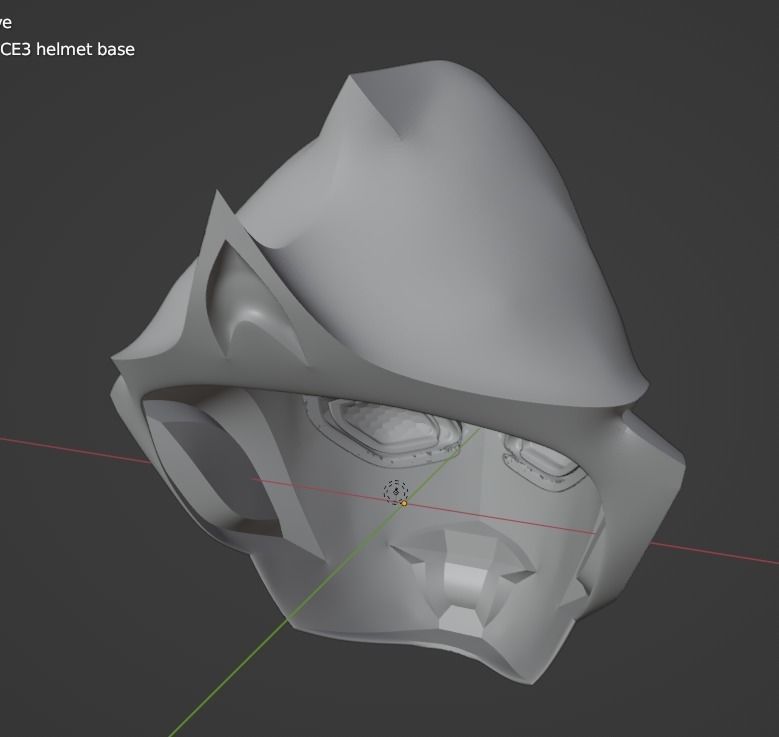 Ultraman Decker Miracle type 3D printable helmet  3D print model_18