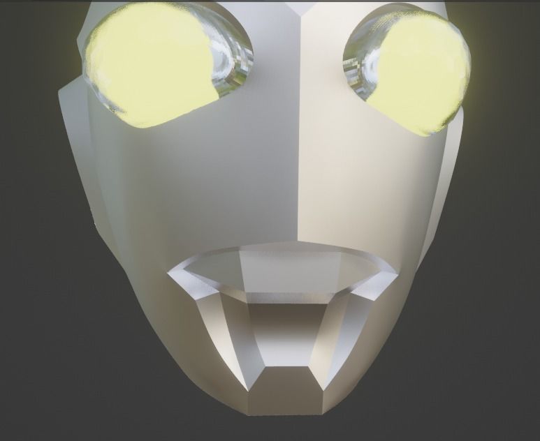 Ultraman Decker Miracle type 3D printable helmet  3D print model_7