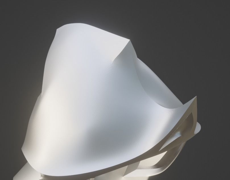 Ultraman Decker Miracle type 3D printable helmet  3D print model_12