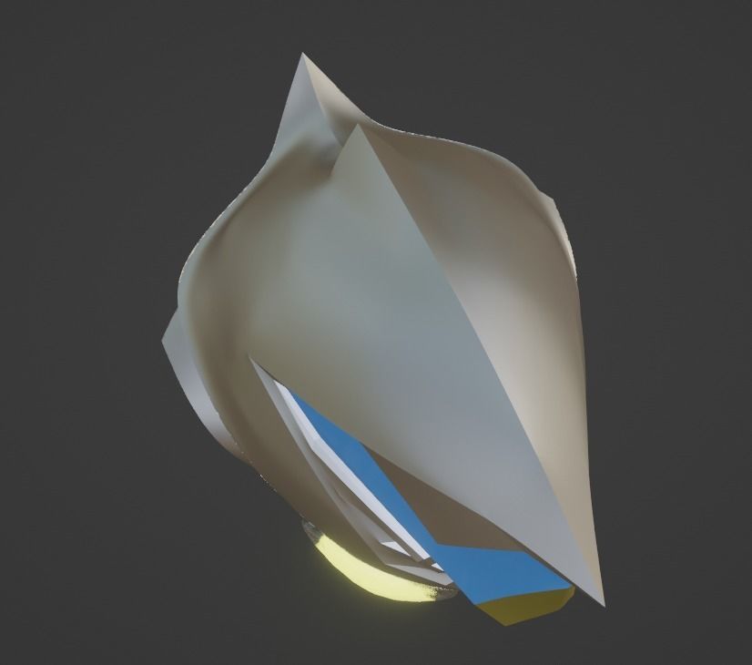 Ultraman Decker Miracle type 3D printable helmet  3D print model_6