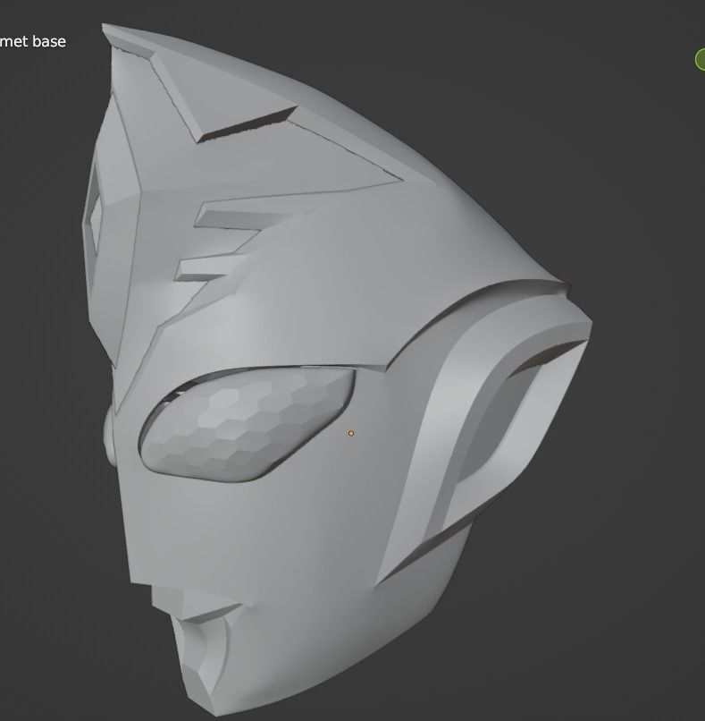 Ultraman Decker Miracle type 3D printable helmet  3D print model_17