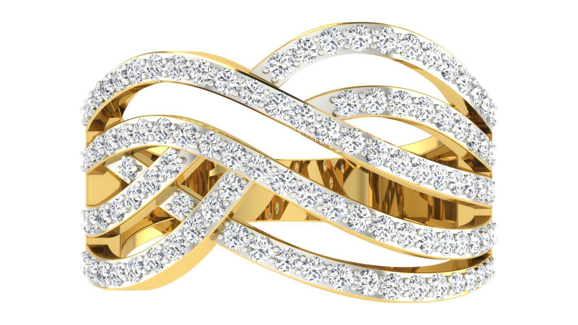 Women Wedding Band Ring 3dm STL OBJ FBX Renders Details 3D print model_3